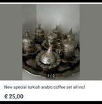 New! Authentieke Arabisch Turkse Koffieset, Ophalen of Verzenden