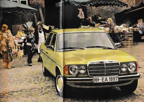 Mercedes-Benz E-Klasse W123: 200, 230E, 250, dec. 1980, Boeken, Auto's | Folders en Tijdschriften, Zo goed als nieuw, Mercedes