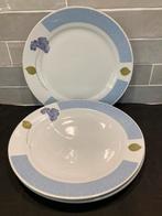 Dinerbord hortensia (300724), Huis en Inrichting, Keuken | Servies, Ophalen of Verzenden, Zo goed als nieuw, Bord(en), Overige stijlen