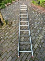Aluminium lader 325cm met voetjes, Doe-het-zelf en Verbouw, Ladders en Trappen, Ophalen, Zo goed als nieuw