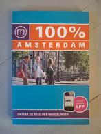 100% Amsterdam Reisgids, Boeken, Ophalen of Verzenden, Zo goed als nieuw, Reisgids of -boek, Benelux