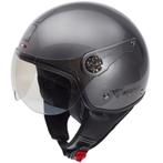 HELM DEMM FASHION TITANIUM MEDIUM 57-58CM, Fietsen en Brommers, Brommerhelmen, Ophalen of Verzenden, Nieuw, Large, Demm