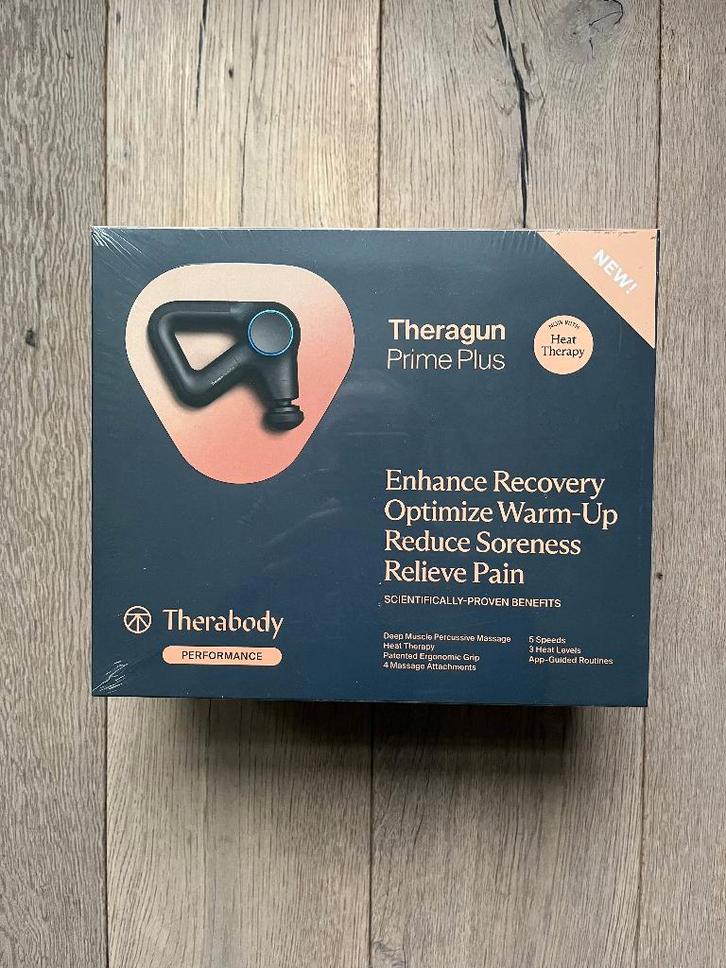 Theragun Prime plus - nieuw in doos, Sport en Fitness, Massageproducten, Nieuw, Apparaat, Ophalen of Verzenden