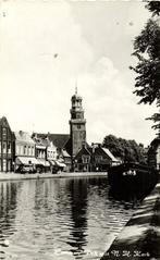 Lemmer, Dok met N.H. Kerk - vrachtwagen boot - ongelopen, Ongelopen, Ophalen of Verzenden, Friesland