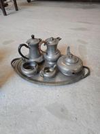 Art deco set in tin, Antiek en Kunst, Antiek | Tin, Ophalen of Verzenden