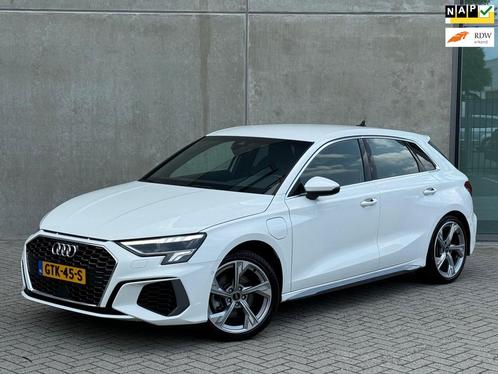 Audi A3 Sportback 40 TFSI e S-line 204pk 2021 Wit VOL OPTIE, Auto's, Audi, Bedrijf, Te koop, A3, ABS, Achteruitrijcamera, Adaptive Cruise Control