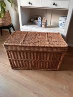 Mooie grote rieten mand, Ophalen, Zo goed als nieuw, Rechthoekig, Riet