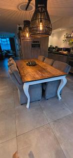 Tafel landelijke rm style 210 cm x 100 cm, Huis en Inrichting, Tafels | Eettafels, Ophalen, Gebruikt, 200 cm of meer, Landelijk