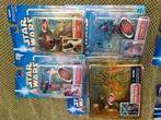 4 star wars figuurtjes op kaart saga collection., Ophalen of Verzenden, Zo goed als nieuw, Actiefiguurtje