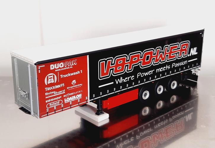 WSI V8power Tautliner, Hobby en Vrije tijd, Modelauto's | 1:50, Nieuw, Bus of Vrachtwagen, Wsi, Ophalen of Verzenden