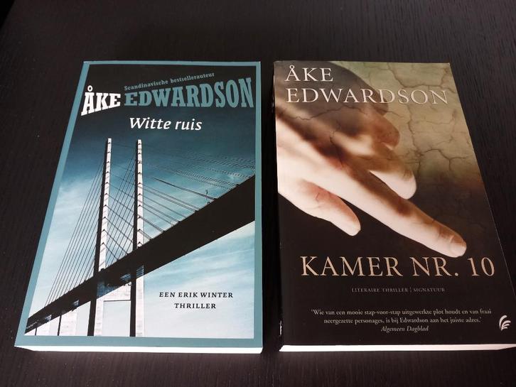 Witte ruis / Kamer no 10 - Ake Edwardson, Boeken, Thrillers, Zo goed als nieuw, Scandinavië, Ophalen of Verzenden