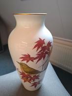 Franklin Porcelain Vaas - Vogel & Herfstbladeren, Antiek en Kunst, Antiek | Vazen, Ophalen
