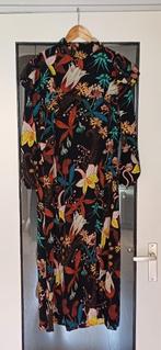 Stijlvolle boho jurk met lange mouwen en bloemenprint, 40/42, Maat 38/40 (M), H&M, Ophalen of Verzenden, Zo goed als nieuw