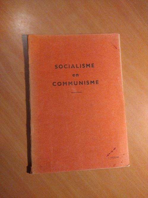 Knigge, J. Socialisme en communisme, Boeken, Politiek en Maatschappij, Gelezen, Nederland, Ophalen of Verzenden