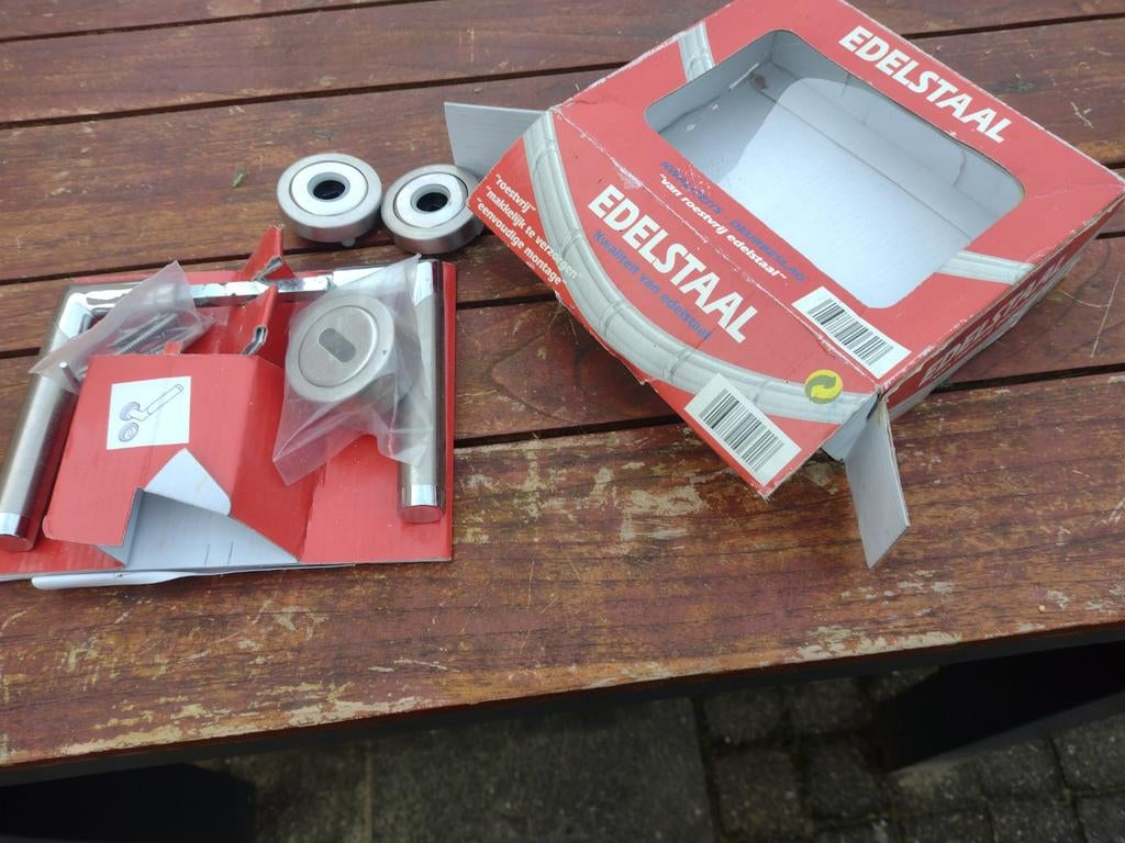 Nieuwe Deurkruk - Edelstaal, 80 tot 100 cm, Binnendeur, Nieuw, Ophalen of Verzenden