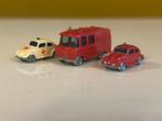 N spoor 3 autos brandweer en ambulance 1:160, Hobby en Vrije tijd, Overige merken, Gelijkstroom of Wisselstroom, Overige typen