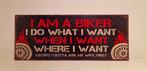 Metaal, motor, biker, wanddecoratie, motorrijder, Ophalen of Verzenden, Nieuw