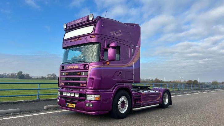 Scania R164-480 V8 Scania 164L 480 Topline | King | Manual |, Auto's, Vrachtwagens, Te koop, Scania, Diesel, Euro 3, Handgeschakeld