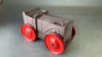 Blikken tractor , uurwerk , Naoorlogs , Lengte 16 cm. Merk ?, Ophalen of Verzenden