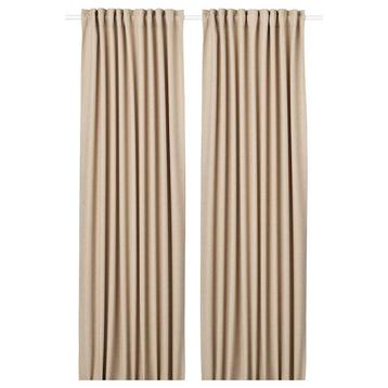 IKEA Annakajsa Gordijnen - Beige - 1 Paar (2 Stuks) beschikbaar voor biedingen