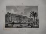 014 / Amsterdam Paleis van Justitie Staalgravure 1860, Antiek en Kunst, Kunst | Etsen en Gravures, Ophalen of Verzenden