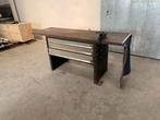 Gereedschap kast en gereedschap werkbank bus, Ophalen, Gebruikt, 170 cm of meer, Bankschroef