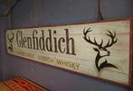 Glenfiddich reclamebord 3mtr, whiskyreclame. Whiskey, Reclamebord, Ophalen of Verzenden