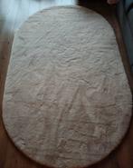 Hoogpolig vloerkleed ovaal, Crème, Hoogpolig, 200 cm of meer, Ophalen of Verzenden