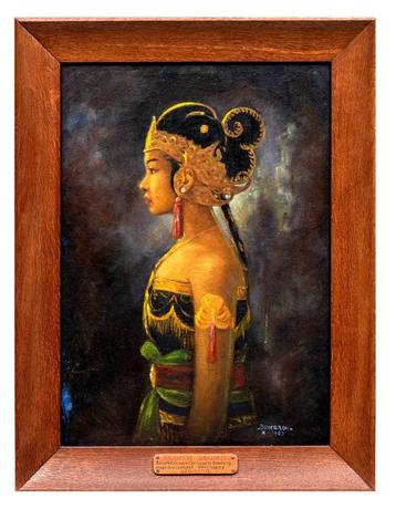 =Indonesische danseres==uit 1950==Sumardi 1917-1983= beschikbaar voor biedingen