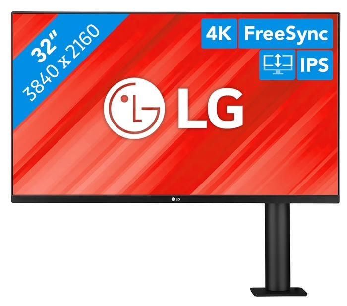 LG 32UK580-B 31.5" 4K Ergo Monitor - Zo goed als nieuw!, Computers en Software, Monitoren, Zo goed als nieuw, 60 Hz of minder