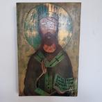 Icoon op hout, Antiek en Kunst, Antiek | Religie, Ophalen of Verzenden