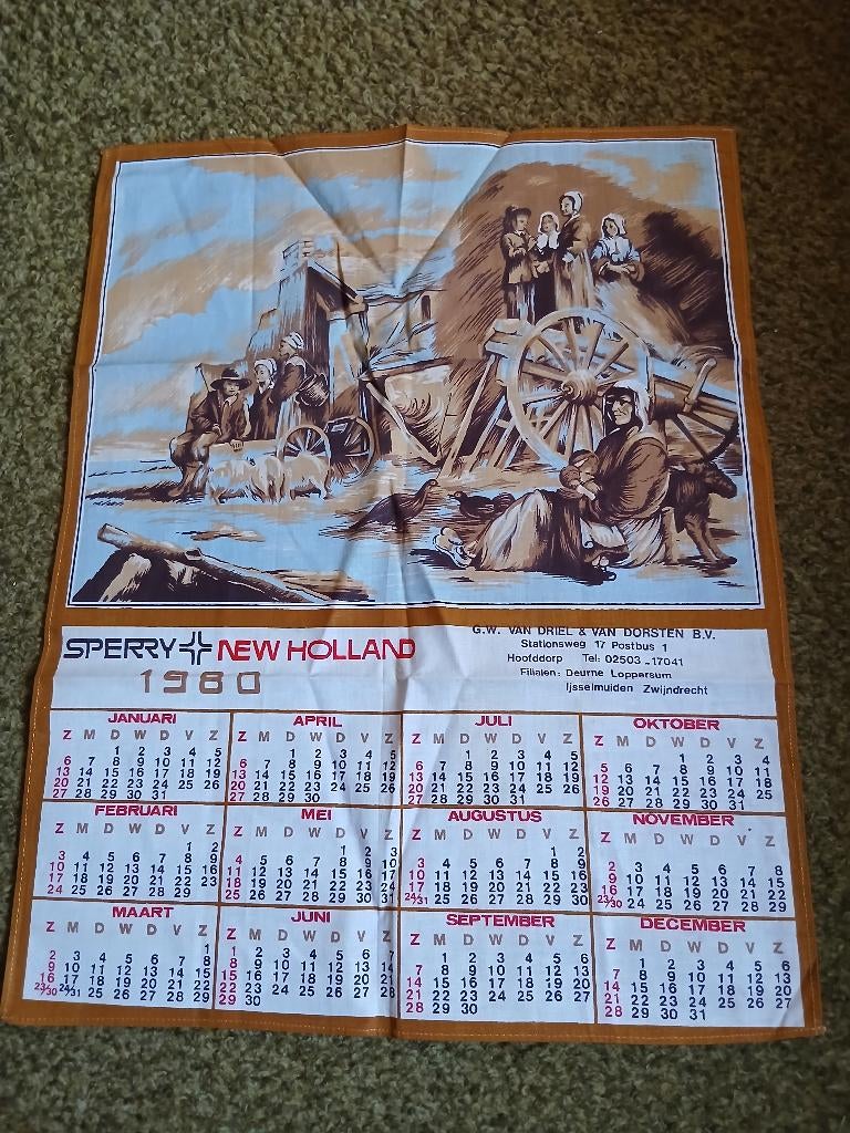 Kalender, Ophalen of Verzenden, Zo goed als nieuw