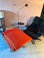 Deken oranje vintage 150 cm bij 220 cm, Ophalen of Verzenden