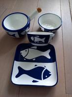 Aardewerk serveerschaaltjes vissen, Antiek en Kunst, Ophalen of Verzenden