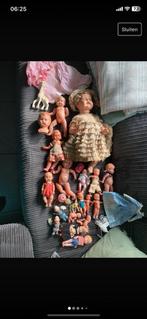 Verzameling oude Chelluloid poppetjes, Verzamelen, Poppen, Gebruikt, Ophalen of Verzenden