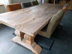 Kloostertafel, Huis en Inrichting, Tafels | Eettafels, Eikenhout, 200 cm of meer, Landelijk, Vijf personen of meer