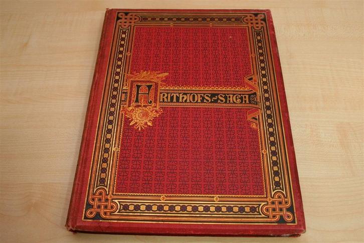 Viking Saga van Frithjof [1882] — Prachteditie met Lichtdruk, Antiek en Kunst, Antiek | Boeken en Bijbels, Ophalen of Verzenden