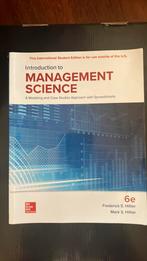 Management Science, Ophalen of Verzenden, Zo goed als nieuw, Management, Frederick S. Hillier, Mark S. Hillier