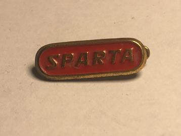 Metalen SPARTA BROM- en FIETSMERK Speld (Rood/Messingkleur). beschikbaar voor biedingen