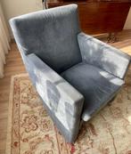 Leolux Dolcinea: 2 fauteuils in grijs alcantara, Huis en Inrichting, Fauteuils, Ophalen, Overige materialen, Gebruikt, 75 tot 100 cm