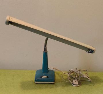 Bureaulamp glamor industriël blauw antiek retro  beschikbaar voor biedingen