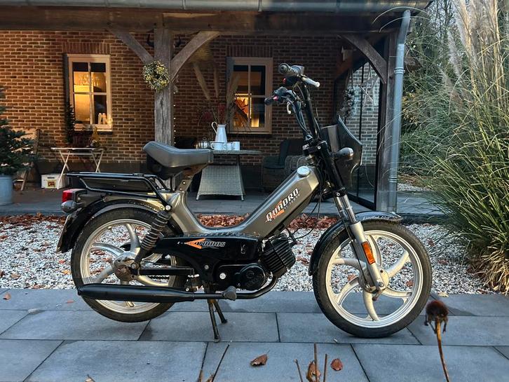 Tomos Quadro 2012 E-Start Blauw kenteken, Fietsen en Brommers, Brommers | Tomos, Gebruikt, Quadro, Maximaal 25 km/u, Ophalen