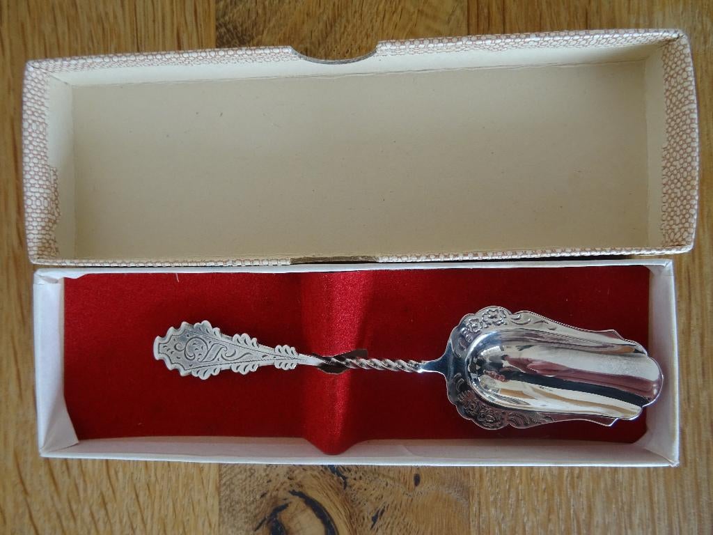 verzilverde suikerschep, Ophalen of Verzenden