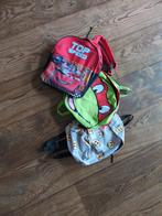 3 Rugzakjes: Smilie, Cars, Ninja Turtle, Ophalen of Verzenden, Gebruikt, Overige typen
