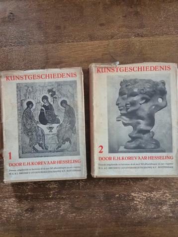Kunstgeschiedenis 1 & 2 door H.H. Korevaar-Hesseling (1949) beschikbaar voor biedingen