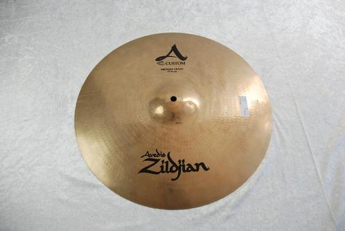 Zildjian  A custom medium crash bekken 1446gr. 17 inch, Muziek en Instrumenten, Instrumenten | Onderdelen, Gebruikt, Drums of Percussie