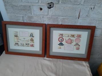 Breakfast & Tea in China, aquarel’s voor in de keuken beschikbaar voor biedingen