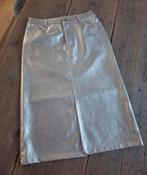Zilvermetallic kleurige rok, pu, maat 38, M, Wibra, Kleding | Dames, Ophalen of Verzenden, Nieuw, Maat 38/40 (M), Onder de knie
