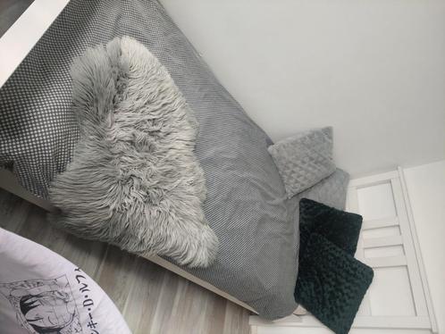 Ikea Bed, Huis en Inrichting, Slaapkamer | Bedden, Gebruikt, Eenpersoons, 90 cm, 200 cm, Hout, Wit, Ophalen