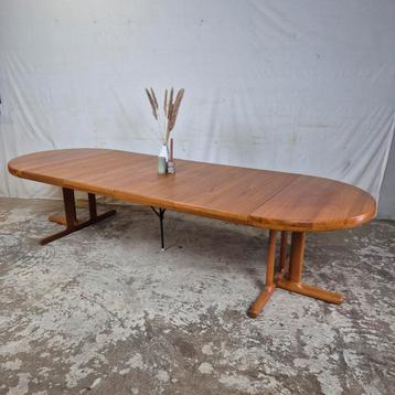 XXXXL 316cm! Vintage verlengbare Deense eettafel jaren 60 beschikbaar voor biedingen